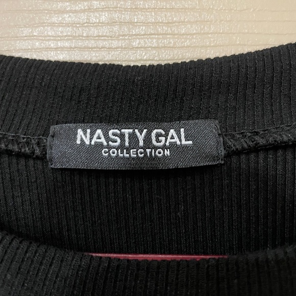 Nasty Gal Black women’s bodysuit - SZ 22 - Picture 6 of 8